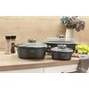 Garnek BERRETTI Granite BR-2134 24 x 24 cm Rodzaj Garnek aluminiowy