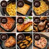Air Fryer Frytkownica beztłuszczowa ŁUCZNIK Steam+ AF-1500 Funkcje Programator czasowy, Regulacja temperatury, Gotowanie na parze