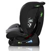 Fotelik samochodowy LIONELO Izzy i-Size 40-150 cm (0-36 kg) Czarno-szary Isofix Nie