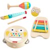 Zestaw instrumentów muzycznych  FISHER PRICE HXT90 Materiał Drewno
