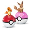 Klocki plastikowe MEGA Pokemon Charmander i Eevee Pokeball JCR 81 Liczba elementów [szt] 40
