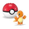 Klocki plastikowe MEGA Pokemon Charmander i Eevee Pokeball JCR 81 Płeć Chłopiec