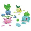 Klocki plastikowe MEGA Pokemon Drużyna Typu Trawiastego HWR77 Materiał Tworzywo sztuczne