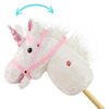 Koń na kiju MILLY MALLY Hobby Horse 6086 A4 Biały Długość konia [cm] 33