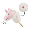 Koń na kiju MILLY MALLY Hobby Horse 6086 A4 Biały Efekty dźwiękowe Tak