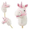 Koń na kiju MILLY MALLY Hobby Horse 6086 A4 Biały Wypełnienie Poliester