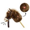 Koń na kiju MILLY MALLY Hobby Horse 6088 A5/A4 Ciemnobrązowy Efekty dźwiękowe Tak