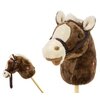 Koń na kiju MILLY MALLY Hobby Horse 6088 A5/A4 Ciemnobrązowy Wypełnienie Poliester