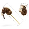 Koń na kiju MILLY MALLY Hobby Horse 6088 A5/A4 Ciemnobrązowy Rodzaj Koń na kiju