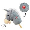Koń na kiju MILLY MALLY Hobby Horse 6089 A5/A4 Szary Długość konia [cm] 28