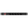 Listwa LANBERG PDU-05E-0200-IEC-BK (2 m) Sygnalizacja napięcia Tak