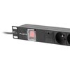 Listwa LANBERG PDU-05E-0200-IEC-BK (2 m) Maksymalne obciążenie [W] 4000