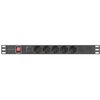 Listwa LANBERG PDU-05F-0200-BK (2 m) Prąd znamionowy [A] 16