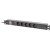 Listwa LANBERG PDU-05F-0200-BK (2 m) Liczba gniazd [szt] 5