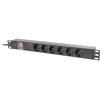 Listwa LANBERG PDU-06F-0200-BK (2 m)