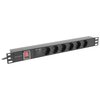Listwa LANBERG PDU-06F-0200-BK (2 m) Liczba gniazd [szt] 6
