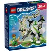 Pudełko zestawu LEGO 71487 DREAMZzz Przygody Z-Bloba - roboty i pojazdy, zawierającego 121 elementów, przedstawia kolorową grafikę z robotem i pojazdami. Na opakowaniu widnieje logo LEGO oraz napis "20 IN 1", a także informacja o wieku 7+.