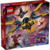 LEGO 71833 NINJAGO Ras i burzowy superodrzutowiec Arina Kolekcjonerskie Nie