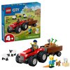 LEGO 60461 City Czerwony traktor z przyczepą i owcą