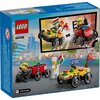 LEGO 60458 City Zestaw wyścigówek: pizza kontra wóz strażacki Kolekcjonerskie Nie