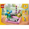 LEGO 31169 Creator 3w1 Maszyna do pisania z kwiatami Wiek 8 lat