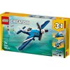 LEGO 31160 Creator 3w1 Statek powietrzny: samolot wyścigowy Bateria w zestawie Nie