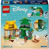 LEGO 43260 Disney Princess Zabawy Vaiany na wyspie Motyw Zabawy Vaiany na wyspie