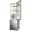 Lodówka HAIER HTW7620ANMG No Frost 205cm Inox Kolor / wykończenie boków Srebrny