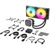 Chłodzenie wodne CORSAIR iCUE Link Titan 280 RX RGB Minimalna prędkość obrotowa [obr./min.] 300