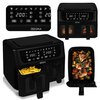 Frytkownica beztłuszczowa ZEEGMA Knapper Dual Air Fryer Czarny Zasilanie 220-240V / 50-60Hz