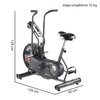 Rower powietrzny SCHWINN Airdyne AD6i Rodzaj roweru Pionowy