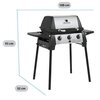 Grill gazowy BROIL KING Porta-Chef 320 6 kW 53 x 34 / 46.5 x 18.5 cm Maksymalna moc [kW] 6