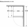 Lodówka BOSCH KGN392LDF No Frost 203cm Stal nierdzewna Funkcje Zmiana kierunku otwierania drzwi, Szybkie chłodzenie, Szybkie zamrażanie, Komora zero