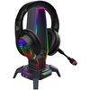 Stojak na słuchawki MARVO Kobe 30 Wbudowany HUB USB, Wysokość 260 mm Złącza 1 x USB Type-C