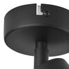 Lampa sufitowa LAMKUR Aurora LM-1.151 Czarno-dębowy Maksymalna moc żarówki [W] 10