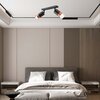 Lampa sufitowa LAMKUR Aurora LM-2.151 Czarno-dębowy Pomieszczenie Do kuchni
