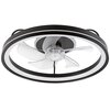 Plafon z wiatrakiem LAMKUR Fargo LM-FL-2.226 49892 Czarny