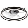 Plafon z wiatrakiem LAMKUR Fargo LM-FL-2.226 49892 Czarny Zasilanie Sieciowe