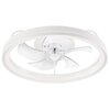 Plafon z wiatrakiem LAMKUR Fargo LM-FL-2.226 49885 Biały Zasilanie Sieciowe