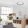 Plafon z wiatrakiem LAMKUR Gemma LM-FL-2.227 49908 Biało-czarny Ilość źródeł światła 1