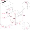Piekarnik TEKA HLB 8418 P S BK Elektryczny parowy Czarny A+ Piekarnik kompaktowy Nie