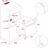 Piekarnik TEKA HLB 8408 S BK Elektryczny parowy Czarny A+ Piekarnik kompaktowy Nie