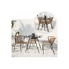 Meble ogrodowe HOME & GARDEN Fiuggi Black-Beige 526184 Kolor Czarno-beżowy