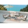 Meble ogrodowe HOME & GARDEN Como Grey-Grey 375191 Wymiary sofy [cm] 127 x 87 x 72.7