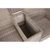 Sofa ogrodowa HOME & GARDEN Milos Plus Beige Materiał Aluminium