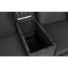 Sofa ogrodowa HOME & GARDEN Milos Plus Grey Materiał Aluminium