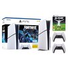 Konsola SONY PlayStation 5 Slim Fortnite Cobalt - Zestaw Startowy + EA SPORTS FC 25 Gra PS5 + Kontroler SONY DualSense Biały