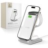 Ładowarka indukcyjna TECH-PROTECT QI15W-A36 3w1 10W Biały Qi MagSafe