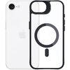 Etui 3MK Satin Armor MagCase do Apple iPhone 16e Przezroczysto-czarny