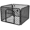 Zagroda dla psa MUFART 90 x 90 x 60 cm Czarny